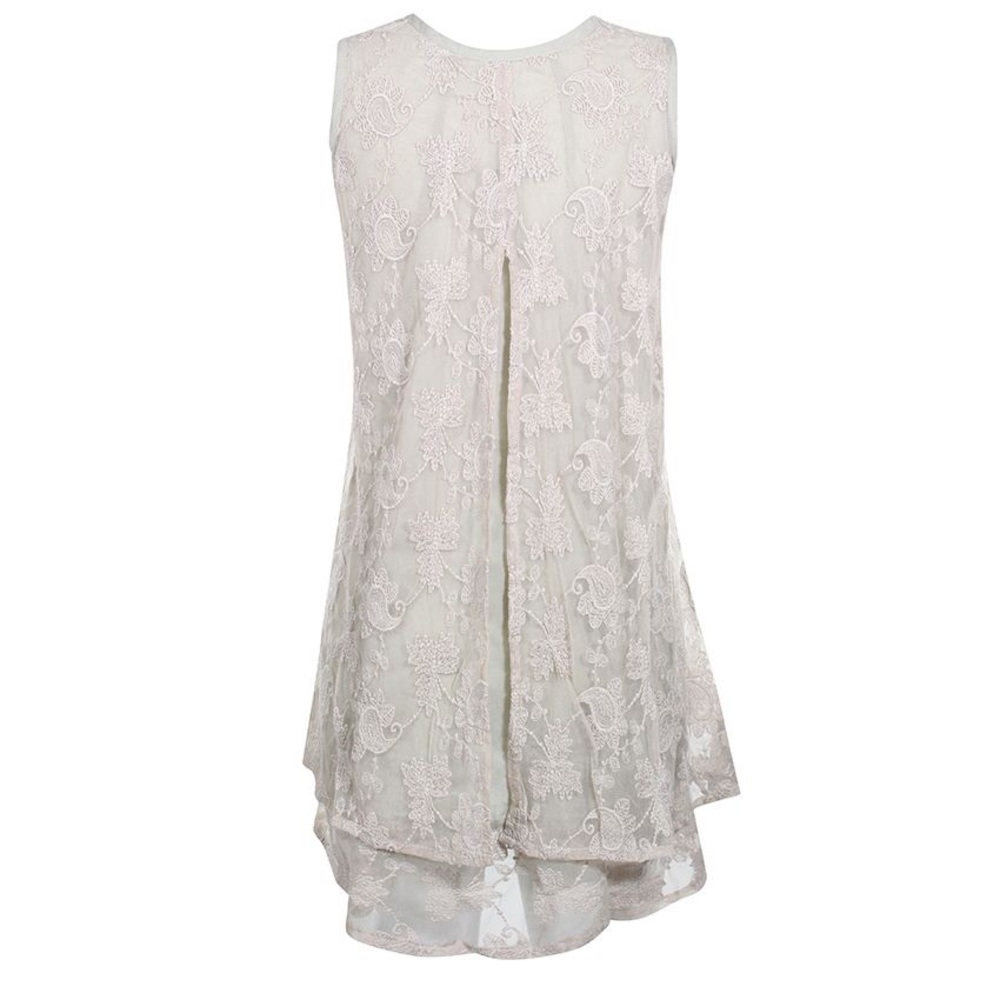 Rancho Estancia Tara Lace Back, Bright White NWT